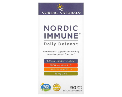 Nordic Naturals, Nordic Immune Daily Defense, 90 Soft Gels