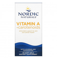 Nordic Naturals, Vitamin A + Carotenoids, 30 Softgels