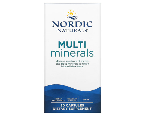 Nordic Naturals, Multi Minerals, 90 капсул Nordic Naturals, Multi Minerals, 90 капсул
