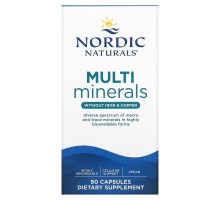 Nordic Naturals, Multi Minerals, Without Iron & Copper, 90 Capsules