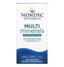 Nordic Naturals, Multi Minerals, Without Iron & Copper, 90 Capsules
