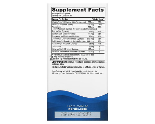 Nordic Naturals, Multi Minerals, Without Iron & Copper, 90 Capsules Nordic Naturals, Multi Minerals, Without Iron & Copper, 90 Capsules