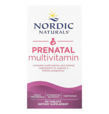Женское здоровье Nordic Naturals, Пренатальные мультивитамины, 60 таблеток