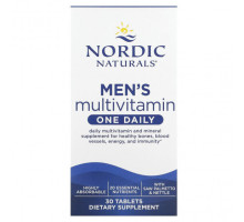 Мужское здоровье Nordic Naturals, Мультивитамины для мужчин, 1 раз в день, 30 таблеток