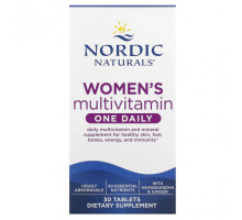 Женское здоровье Nordic Naturals, Мультивитамины для женщин, 1 раз в день, 30 таблеток