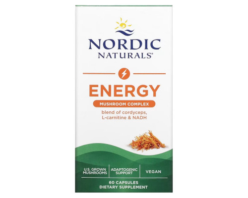 Nordic Naturals, Energy Mushroom Complex, 60 Capsules Nordic Naturals, Energy Mushroom Complex, 60 Capsules