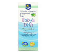 Nordic Naturals, ДГК (докозагексаеновая кислота) для детей, вегетарианская, 1 жидкая унция (30 мл)