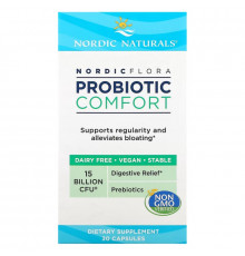 Nordic Naturals, Nordic Flora Probiotic, Comfort, 15 Billion CFU, 30 Capsules