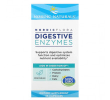 Пищеварительные ферменты Nordic Flora Digestive Enzymes, 45 Capsules