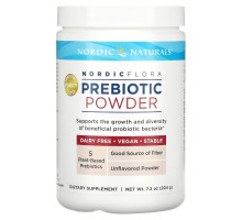 Nordic Naturals, Пребиотик Nordic Flora в порошке, без добавок, 204 г (7,2 унции)