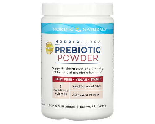 Nordic Naturals, Пребиотик Nordic Flora в порошке, без добавок, 204 г (7,2 унции) Nordic Naturals, Пребиотик Nordic Flora в порошке, без добавок, 204 г (7,2 унции)