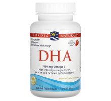 Nordic Naturals DHA клубника 500 мг 90 капсул