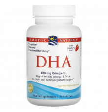 Nordic Naturals DHA клубника 500 мг 90 капсул