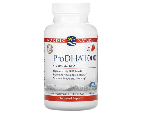 Nordic Naturals, "ПроДГК 1000", пищевая добавка с ДГК (DHA), 1000 мг, 120 мягких желатиновых капсул с жидкостью Nordic Naturals, "ПроДГК 1000", пищевая добавка с ДГК (DHA), 1000 мг, 120 мягких желатиновых капсул с жидкостью