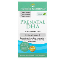 Nordic Naturals, Prenatal DHA, 500 mg, 60 Soft Gels