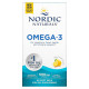 Nordic Naturals Омега-3 очищенный рыбий жир со вкусом лимона 1000 мг 60 мягких капсул