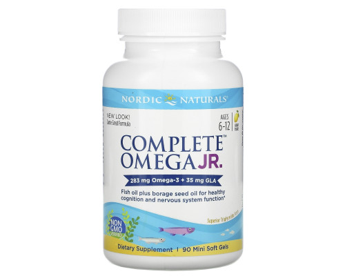 Nordic Naturals Полный омега комплекс для детей с лимоном 500 мг 90 жевательных гелевых капсул Nordic Naturals Полный омега комплекс для детей с лимоном 500 мг 90 жевательных гелевых капсул