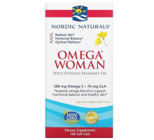 Nordic Naturals, Omega Woman, с маслом примулы, 830 мг, 120 гелевых капсул