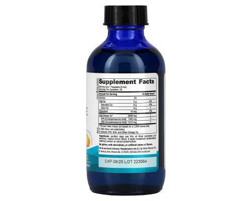 Nordic Naturals, «Максимум Омега» с лимонным вкусом, 2840 мг, 4 жидких унции (119 мл) Nordic Naturals, «Максимум Омега» с лимонным вкусом, 2840 мг, 4 жидких унции (119 мл)