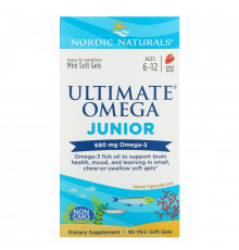 Nordic Naturals Ultimate Omega Junior 500 mg 90 Chewable Soft Gels