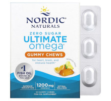 Nordic Naturals, Ultimate Omega, Tropical Fruit, 600 mg, 54 Gummy Chews