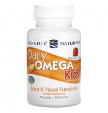 Nordic Naturals Омега для детей для ежедневного употребления фруктовый вкус 500 мг 30 жевательных капсул