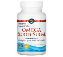Nordic Naturals Омега для поддержания уровня сахара в крови 1000 мг 60 мягких капсул
