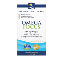 Nordic Naturals, Omega Focus, 1280 mg, 60 Soft Gels