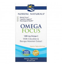 Nordic Naturals, Omega Focus, 1280 mg, 60 Soft Gels