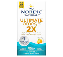 Nordic Naturals Окончательный Омега 2x Лимон 60 шт