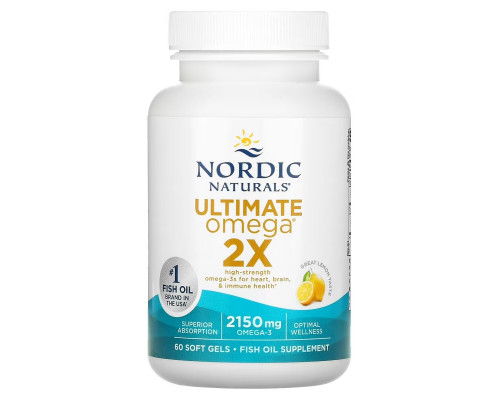 Nordic Naturals Окончательный Омега 2x Лимон 60 шт Nordic Naturals Окончательный Омега 2x Лимон 60 шт