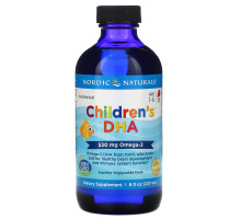 Nordic Naturals, ДГК для детей, клубника, 530 мг, 8 ж. унц.(237 мл)