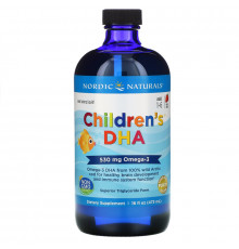 Nordic Naturals ДГК (докозагексаеновая кислота) для детей со вкусом клубники 16 жидких унций (473 мл)