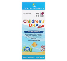 Nordic Naturals, Children's DHA Xtra, Ягодный пунш, 2 ж. унц.(60 мл)