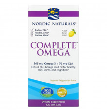 Nordic Naturals Омега Комплекс с лимоном 1000 мг 120 гелевых капсул