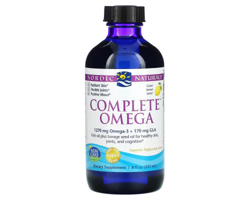 Nordic Naturals Полный комплекс Омега-3-6-9 лимон 8 жидких унций (237 мл) Nordic Naturals Полный комплекс Омега-3-6-9 лимон 8 жидких унций (237 мл)