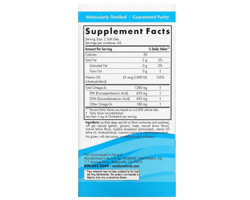 Nordic Naturals Ultimate Omega-D3 с лимоном 1000 мг 120 гелевых капсул Nordic Naturals Ultimate Omega-D3 с лимоном 1000 мг 120 гелевых капсул