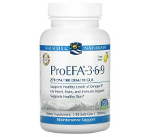 Nordic Naturals, ProEFA - 3-6-9, Lemon, 1000 mg, 90 Soft Gels