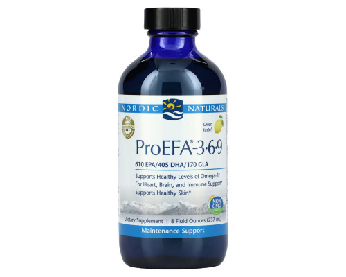 Nordic Naturals, ProEFA 3-6-9, Lemon Flavor, 8 fl oz (237 ml) Nordic Naturals, ProEFA 3-6-9, Lemon Flavor, 8 fl oz (237 ml)