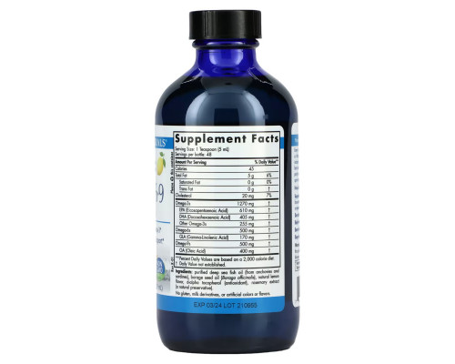 Nordic Naturals, ProEFA 3-6-9, Lemon Flavor, 8 fl oz (237 ml) Nordic Naturals, ProEFA 3-6-9, Lemon Flavor, 8 fl oz (237 ml)