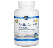 Nordic Naturals, Arctic Omega, Lemon Flavor, 1000 mg, 180 Soft Gels