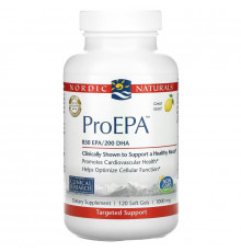 Nordic Naturals, ProEPA, Ароматизатор Лимона, 1000 мг, 120 Гелиевых Капсул