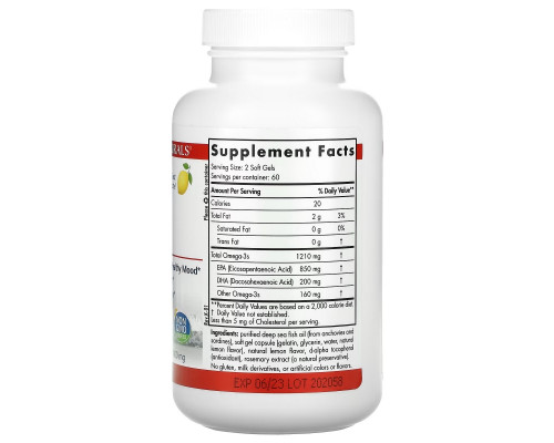Nordic Naturals, ProEPA, Ароматизатор Лимона, 1000 мг, 120 Гелиевых Капсул Nordic Naturals, ProEPA, Ароматизатор Лимона, 1000 мг, 120 Гелиевых Капсул
