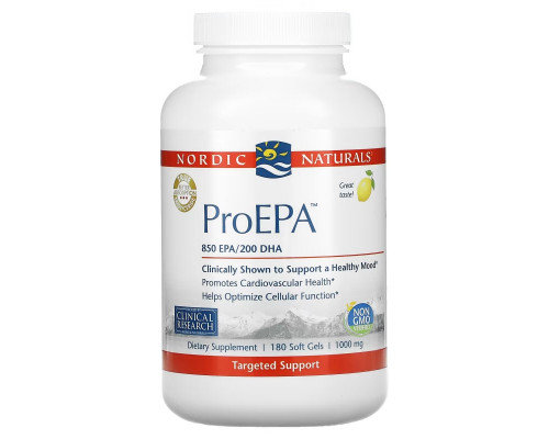 Nordic Naturals, ProEPA, 1000 mg, 180 Softgels Nordic Naturals, ProEPA, 1000 mg, 180 Softgels