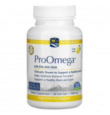 Nordic Naturals, ProOmega, Lemon, 1,000 mg, 60 Soft Gels