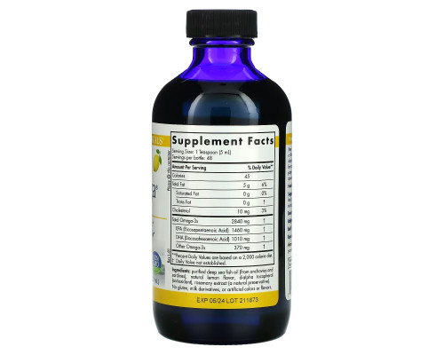 Nordic Naturals, ProOmega, Lemon Flavor, 8 fl oz (237 ml) Nordic Naturals, ProOmega, Lemon Flavor, 8 fl oz (237 ml)