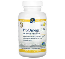 Nordic Naturals, ProOmega-3-6-9, Lemon Flavor, 1000 mg, 120 Soft Gels