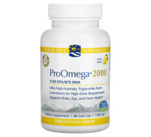 Nordic Naturals, ProOmega 2000, Lemon, 1,250 mg, 60 Soft Gels