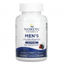 Nordic Naturals, Men's Multivitamin Gummies, Mixed Berry, 60 Gummies