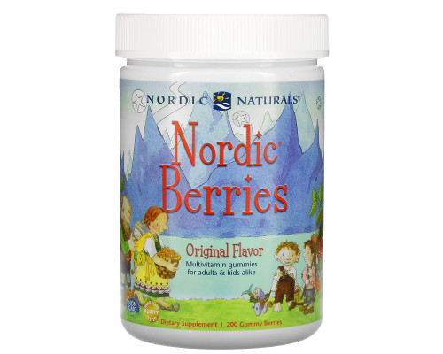 Nordic Naturals Северные ягоды Мультивитамины в жевательных таблетках 200 штук Nordic Naturals Северные ягоды Мультивитамины в жевательных таблетках 200 штук